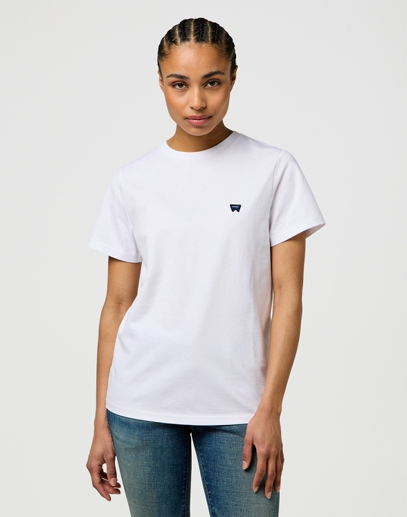 Koszulka Damska Wrangler Sign Off Tee White 112373024