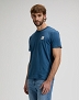 Koszulka Męska Lee Woven Label Tee Orion Blue 112376539