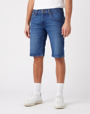 Szorty Męskie Wrangler Colton Shorts Blue Arcade W15VYL31Q