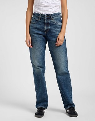 Spodnie Damskie Lee Rider Loose Dark Retreat 112363799