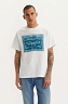 T-shirt Męski Levi`s® Relaxed Fit Graphic Tee Archival 2Hp Patch White+ 16143-1572