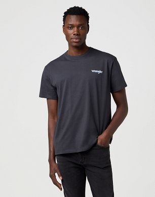 Koszulka Męska Wrangler Vintage Tee Faded Black 112371465