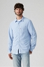 Koszula Męska Levi`s® Sunset Pocket Standard Fit Cotton Linen Shirt Chambray Blue 85746-0182