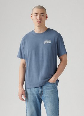 Koszulka Męska Levi`s® Relaxed Fit Short Sleeve Graphic Tee Vintage Indigo 16143-1923