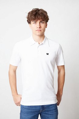 Koszulka Męska Wrangler Polo Shirt Bright White 112378480