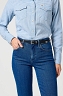 Pasek Damski Wrangler Thin Western Belt Black 112365348