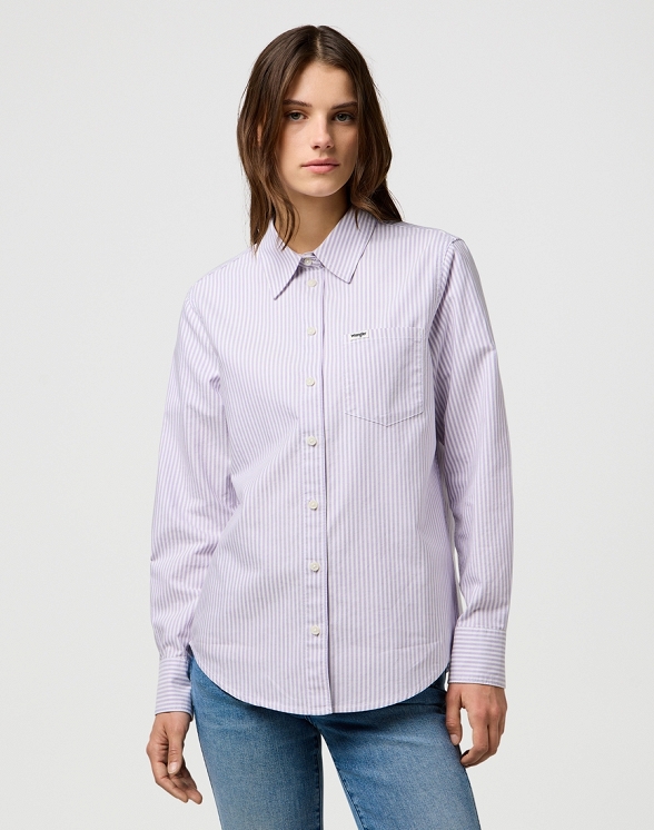 Koszula Damska Wrangler 1 Pkt Shirt Bougainvillea 112371126