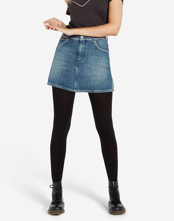 Spódnica Damskie Wrangler Retro Skirt Jolly Green W204TM19G