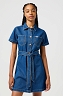 Sukienka Damska Wrangler Seamed Short Sleeve Dress Ever Stone 112362332