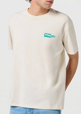 Koszulka Męska Wrangler Graphic Tee Vintage White 112362353