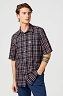 Koszula Męska Wrangler Ss 1 Pkt Shirt Raw Umber Indigo 112362734