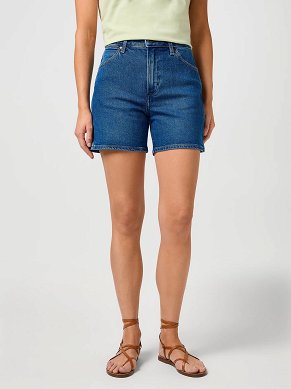 Szorty Damskie Wrangler Cowboy Short 5 Inch Noble Navy 112366267