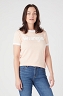 T-shirt Damski Wrangler Ringer Tee Peach Melba W7XAD3P60