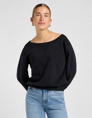 Bluza Damska Lee Off Shoulder Sws Unionall Black 112371335