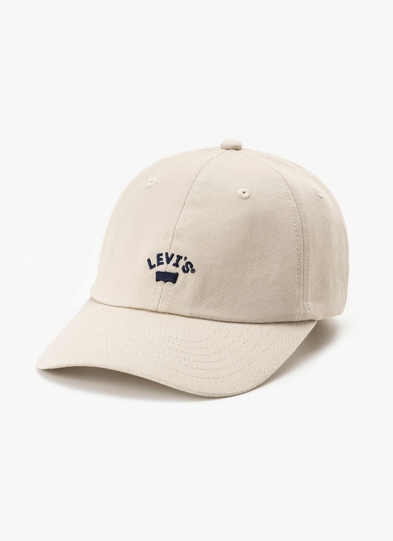 Czapka Levi`s® Lazy Girl Logo Cap Off White 000AG-0002