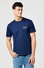 Koszulka Męska Wrangler Small Americana Tee Navy 112371410