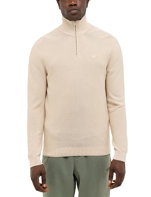 Sweter Męski Lee Half Zip Knit Ecru L83YDENQ