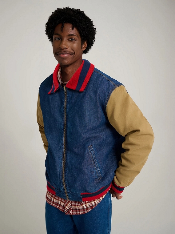 Kurtka Męska Wrangler Will Jacket Classic Blue 112378546