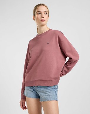 Bluza Damska Lee Raglan Crew Sws Henna 112363837