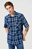 Koszula Męska Wrangler Ss Western Shirt Latigo Indigo 112362899