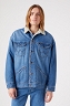 Kurtka Jeansowa Męska Wrangler Oversized Sherpa New Favorite W478LH21Y