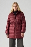 Kurtka Damska Levi`s® Polly Midi Puffer Burgundy A8525-0001