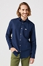 Koszula Męska Wrangler Ls 1 Pkt Shirt Black Iris W112352186