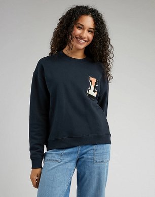 Bluza Damska Lee Crew Sws Union-All Black L53LRY86