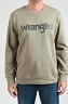 Bluza Męska Wrangler Crew Sweatshirt Deep Lichen Green W6X1HYX1X