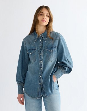 Koszula Damska Wrangler Exaggerated Western Worn Legacy 112386774