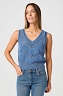 Koszulka Damska Wrangler Sweater Tank Cyaneus 112364275