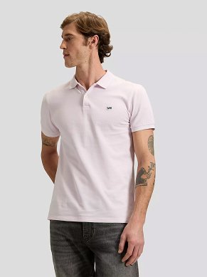 Koszulka Męska Lee Pique Polo Light Icy Pink 112376458