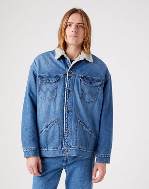 Kurtka Męska Wrangler Oversized Sherpa New Favorite W478LH21Y