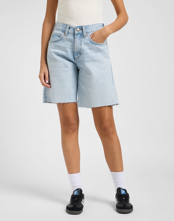 Szorty Damskie Lee Rider Loose Short Hint Of Rain 112363533