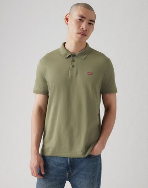 T-shirt Męski Levi`s® Housemark Polo Shirt Deep Lichen Green 35883-0244