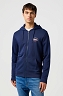 Bluza Męska Wrangler Graphic Zip Hoodie Navy 112362887