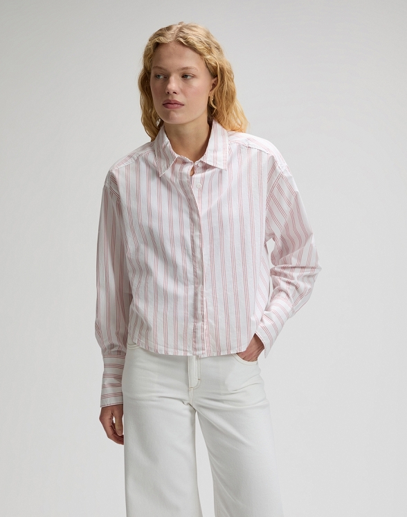 Koszula Damska Lee Cuffed Shirt Mallory Stripe 112378893