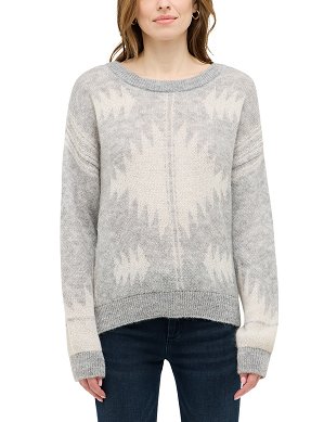 Sweter Damski Mustang Style Havana Mid Grey Melange 1016780-4140