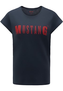 T-shirt Damski Mustang Logo Tee Blue Nights 1005455-4085