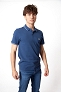 Koszulka Męska Lee Pique Polo Academy Blue 112376432