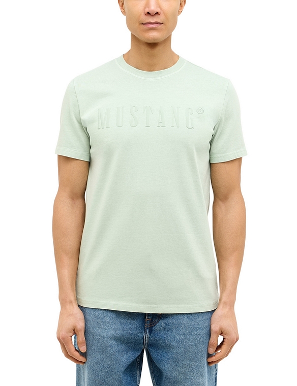 T-shirt Męski Mustang Style Austin Frosty Green 1016497-6180