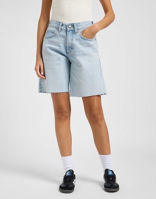 Szorty Damskie Lee Rider Loose Short Hint Of Rain 112363533