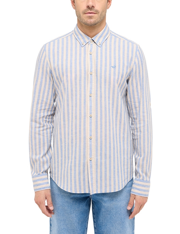 Koszula Męska Mustang Style Rawlins Blue Bold Stripe 1016249-12708