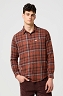 Koszula Męska Wrangler 1 Pkt Flannel Shirt Fired Brick 112371430