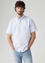 Koszula Męska Levi`s® Short Sleeve Authentic Button-Down Waylon Stripe Della Robbia Blue A9161-0015