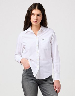 Koszula Damska Wrangler 1 Pkt Shirt White W112350323