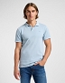 Koszulka Męska Lee Garment Dye Polo Concrete Gray 112363859