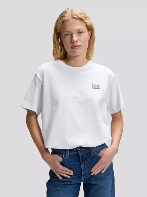 Koszulka Damska Lee Modern Maker Tee Bright White 112377785