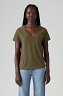 T-shirt Damski Levi`s® The Perfect V-Neck Tee Olive Night 002VR-0007