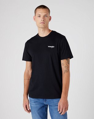 T-shirt Męski Wrangler 2Pack Sign Off Tee True Navy W7BZFQE12